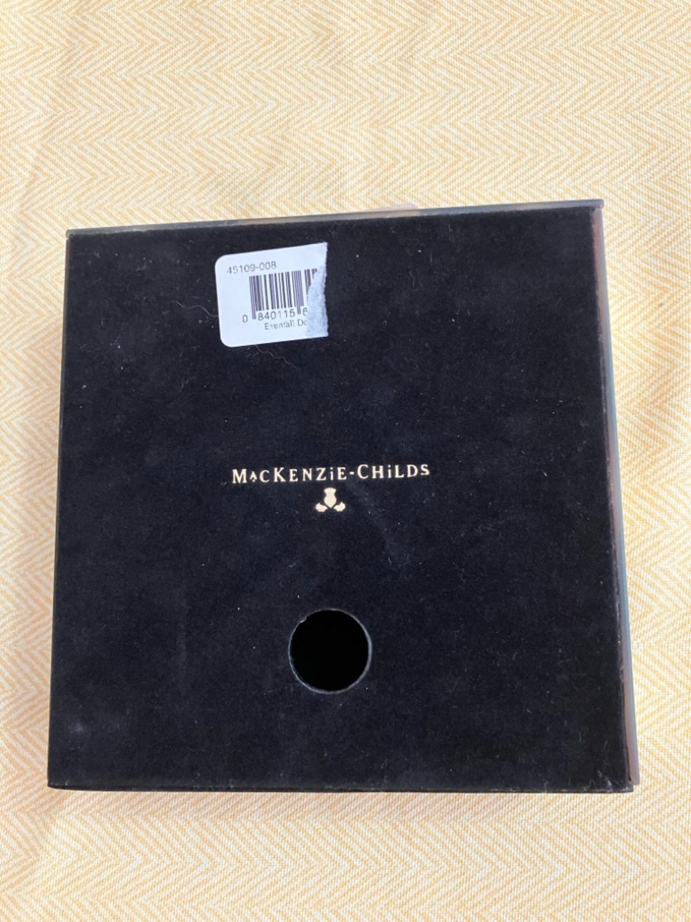 MacKenzie-Childs Evenfall Desk Clock - Picture 6 of 10